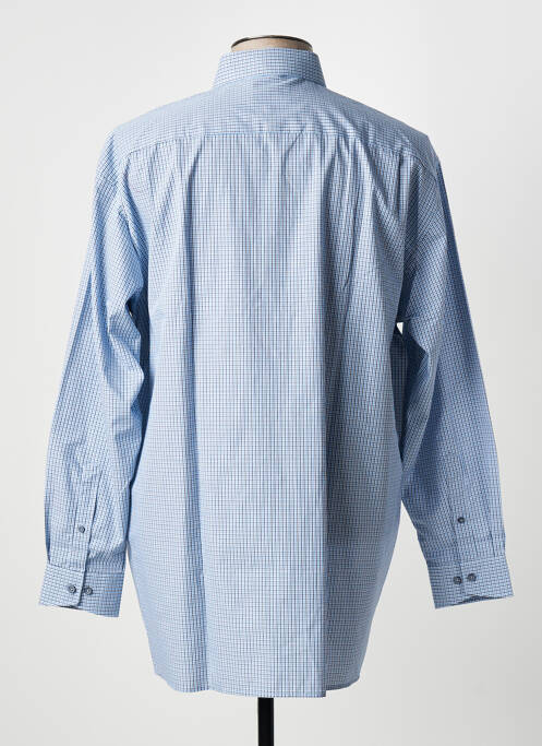 Chemise manches longues bleu JUPITER pour homme