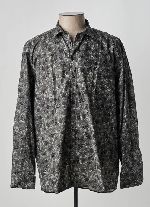 Chemise manches longues gris JUPITER pour homme