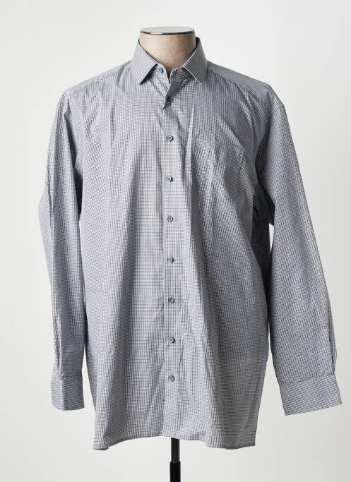 Chemise manches longues noir JUPITER pour homme