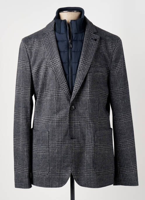 Manteau court gris TOM TAILOR pour homme