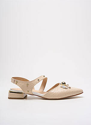 Ballerines impression talon plat jusqu'à 3cm beige MLV femme