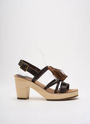 Sandales/Nu pieds marron MTNG pour femme seconde vue