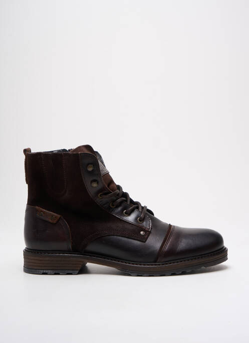 Bottines/Boots marron MUSTANG pour homme
