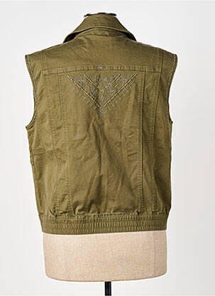 Veste casual col tailleur vert ELORA femme