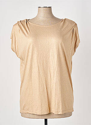 T-shirt coupe cintrée manches courtes chair ELORA femme