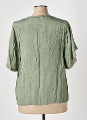 Blouse vert ELORA pour femme seconde vue