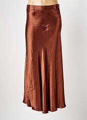 Jupe longue marron ELORA pour femme seconde vue