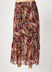 Jupe longue rouge ELORA pour femme seconde vue