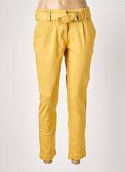 Pantalon 7/8 jaune ELORA pour femme seconde vue
