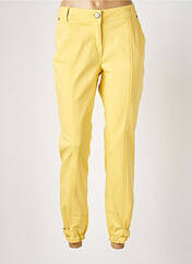 Pantalon 7/8 jaune ELORA pour femme seconde vue