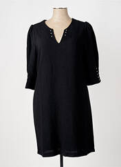 Robe courte noir ELORA pour femme seconde vue