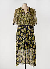 Robe longue jaune ELORA pour femme seconde vue