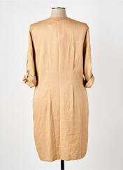 Robe mi-longue beige ELORA pour femme seconde vue
