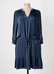 Robe mi-longue bleu ELORA pour femme seconde vue