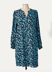 Robe mi-longue bleu ELORA pour femme seconde vue