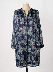 Robe mi-longue bleu ELORA pour femme seconde vue