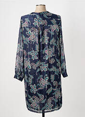 Robe mi-longue bleu ELORA pour femme seconde vue