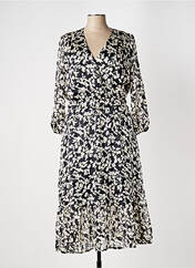 Robe mi-longue noir ELORA pour femme seconde vue