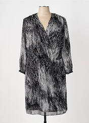 Robe mi-longue noir ELORA pour femme seconde vue