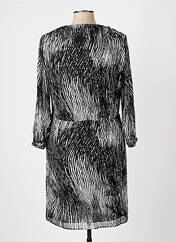 Robe mi-longue noir ELORA pour femme seconde vue