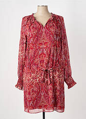 Robe mi-longue rouge ELORA pour femme seconde vue