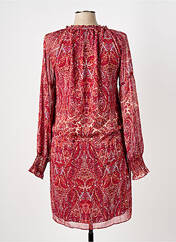 Robe mi-longue rouge ELORA pour femme seconde vue