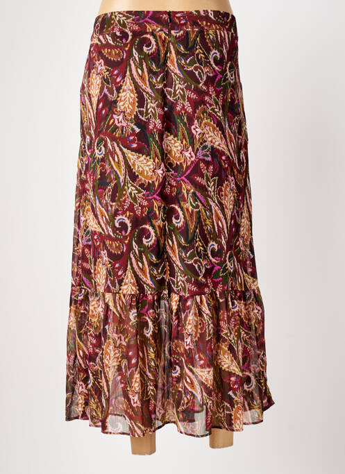 Jupe longue rouge ELORA femme