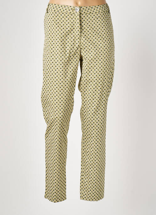 Pantalon droit vert ELORA pour femme