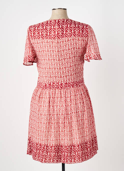 Robe courte rouge ELORA pour femme