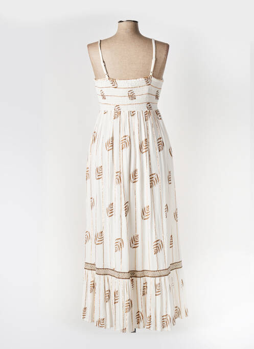 Robe longue blanc ELORA pour femme