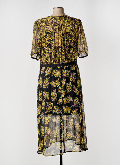 Robe longue jaune ELORA pour femme