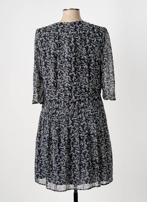 Robe mi-longue bleu ELORA pour femme