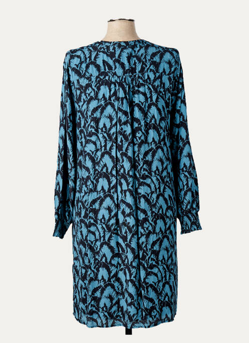 Robe mi-longue bleu ELORA pour femme