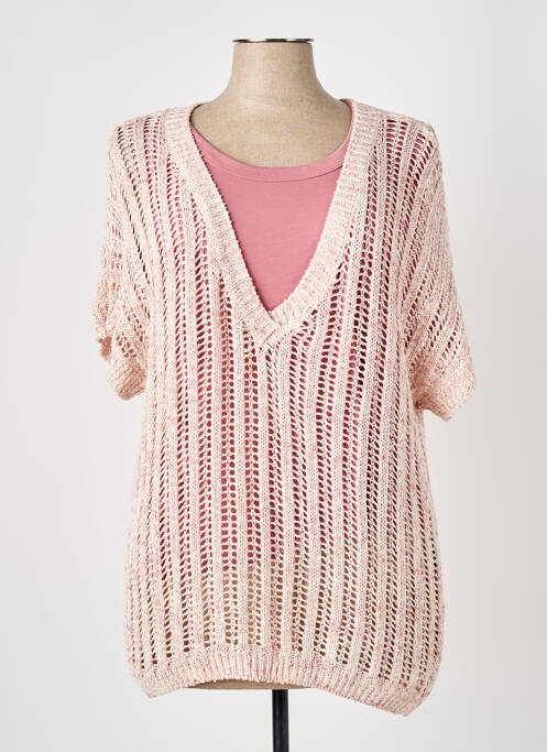 T-shirt rose ELORA pour femme