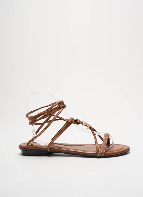 Sandales/Nu pieds marron WITH MY SANDS pour femme