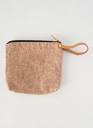 Pochette doublure marron MYSAYANG femme