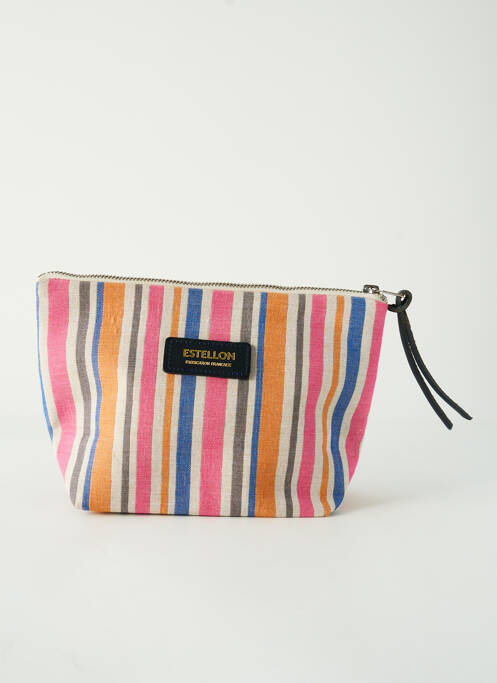 Trousse de maquillage rose ESTELLON pour femme
