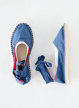 Espadrilles fermeture lacets talon plat jusqu'à 3cm bleu HAVAIANAS femme