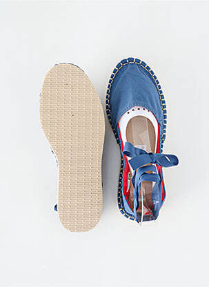 Espadrilles fermeture lacets talon plat jusqu'à 3cm bleu HAVAIANAS femme