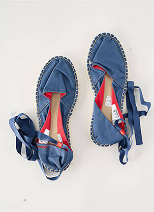 Espadrilles fermeture lacets talon plat jusqu'à 3cm bleu HAVAIANAS femme