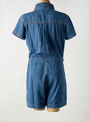 Combishort poches manches courtes bleu LEE COOPER femme
