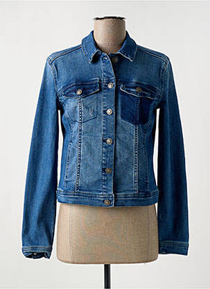 Veste casual coupe droite bleu LEE COOPER femme
