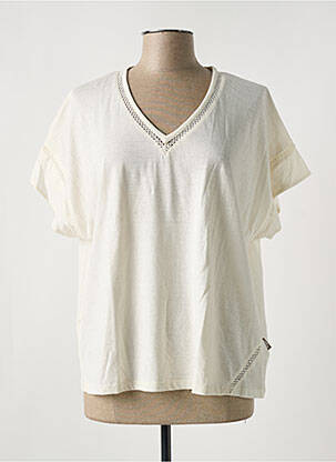 Top manches courtes manches courtes blanc LEE COOPER femme