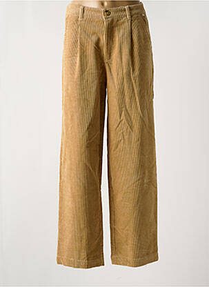 Pantalon droit fermeture zippée sous rabat boutonné beige LEE COOPER femme