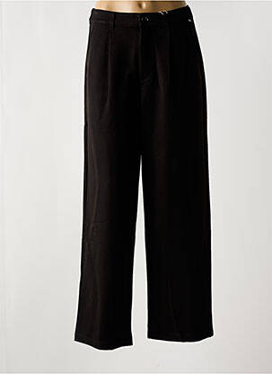 Pantalon droit fermeture zippée sous rabat boutonné noir LEE COOPER femme