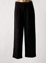 Pantalon droit fermeture zippée sous rabat boutonné noir LEE COOPER femme