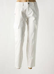 Pantalon cargo coupe droite blanc ZHRILL femme