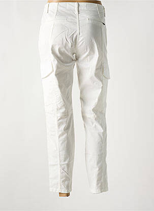 Pantalon cargo coupe droite blanc ZHRILL femme