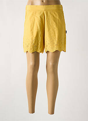 Short coupe droite jaune LEE COOPER femme