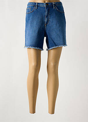 Short fermeture zippée sous rabat boutonné bleu LEE COOPER femme